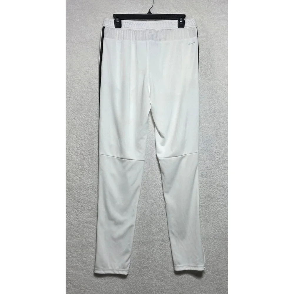 Adidas Climacool Youth XL Training Pants White Black Stripes NWT